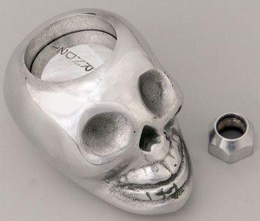 Lokar 3-Speed Skull Gear Knob - Polished (LK-SK-6862)