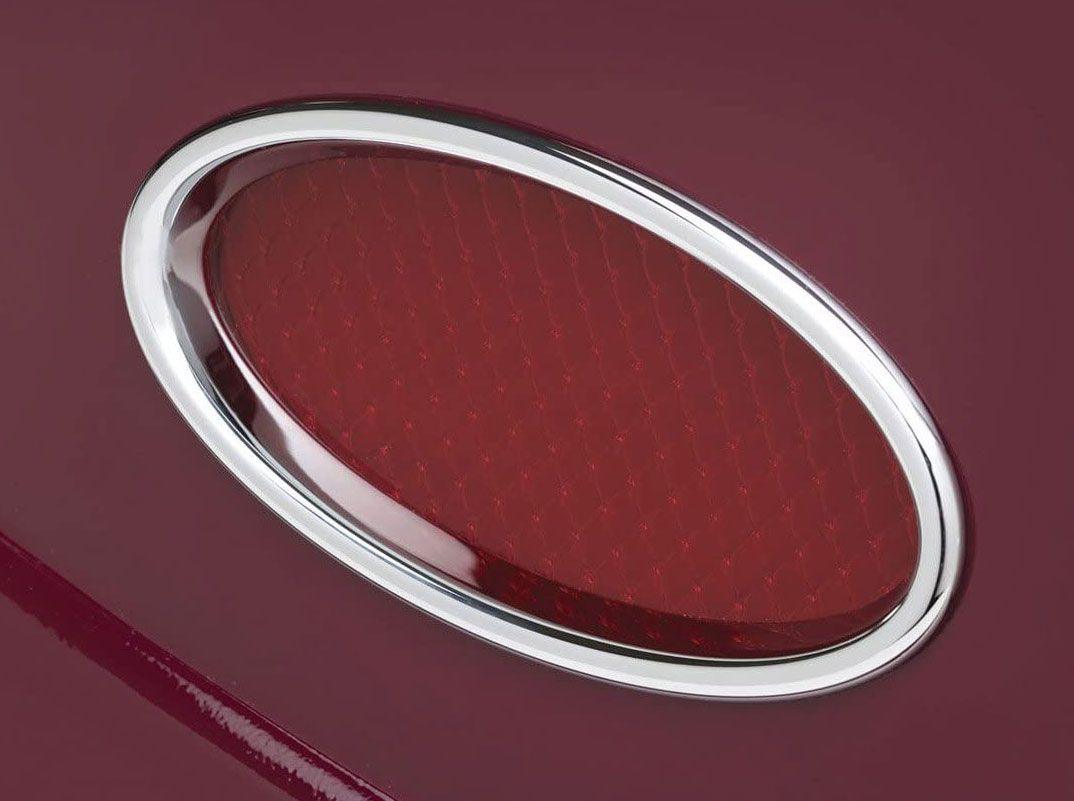 Lokar Standard Oval LED Tail lights (Pair) - Chromed Billet Aluminium (LK-TL-1910) LK-TL-1910
