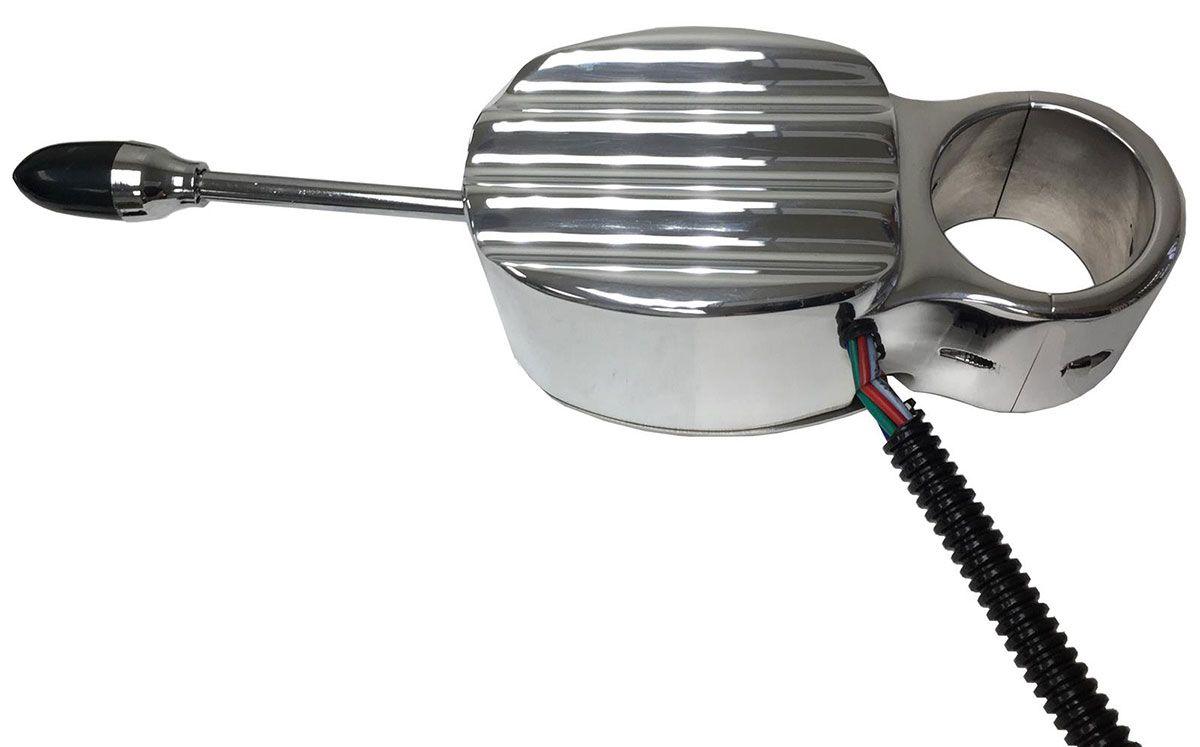 Limeworks Polished Finned Aluminium Turn Signal (LWTS112)