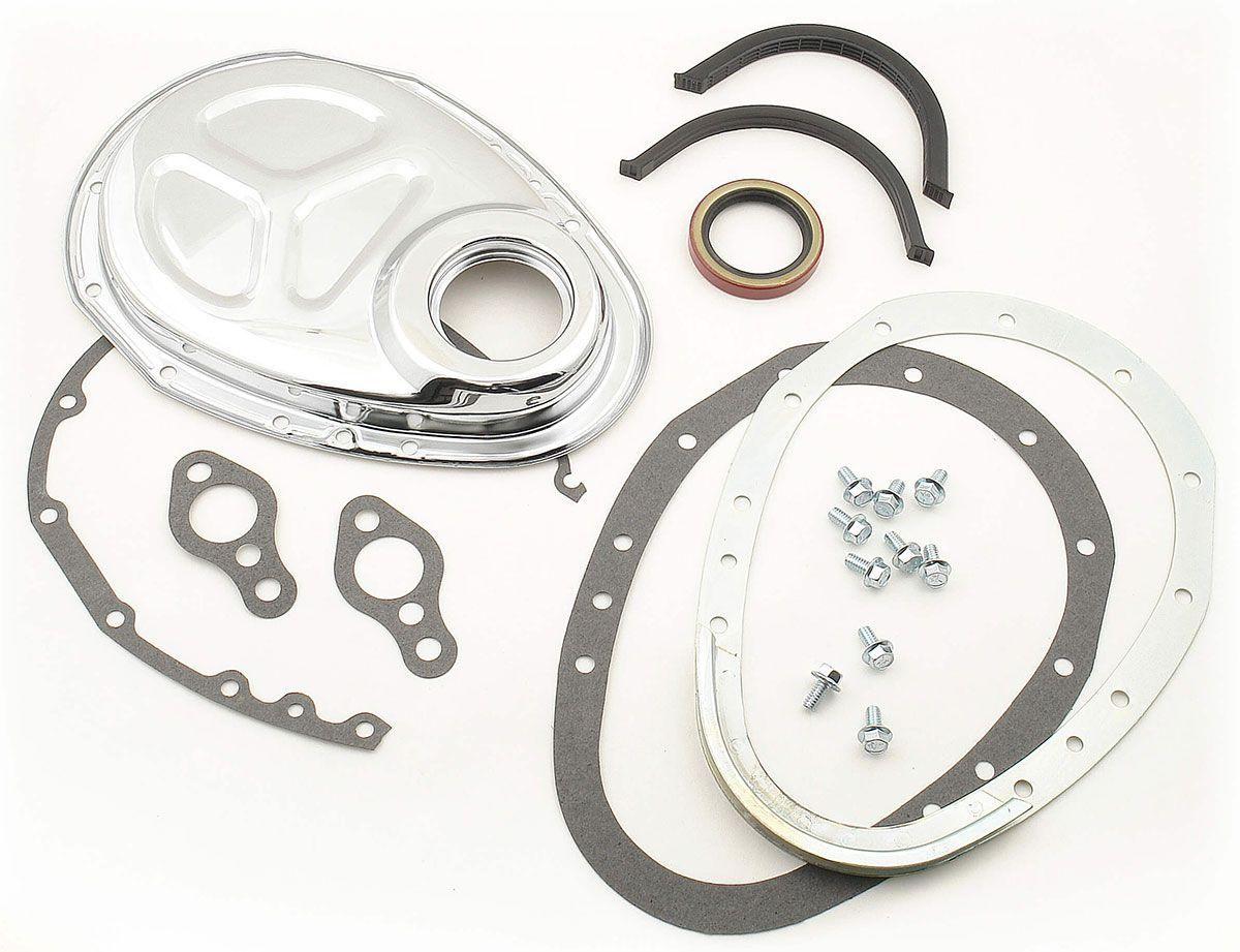 MRG Mr Gasket Chrome Plated Timing Cover Kit (MG1099) MG1099