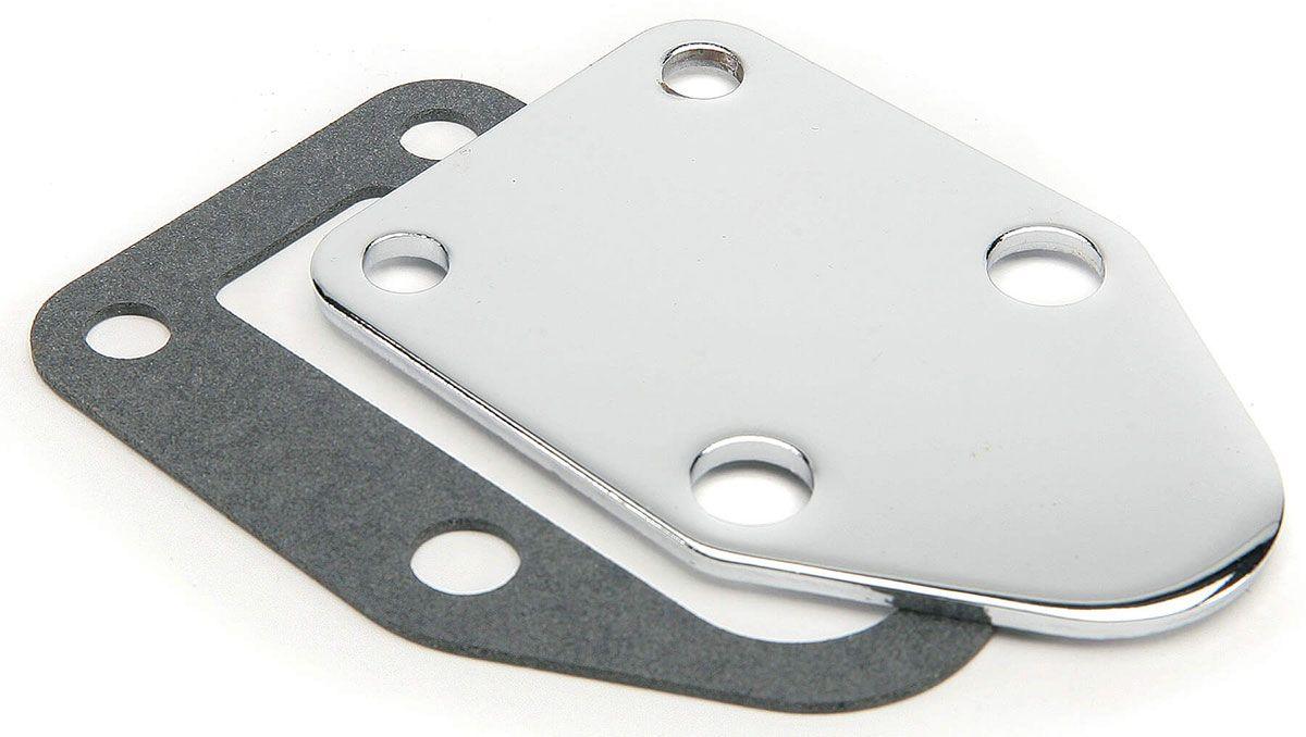 MRG Mr Gasket Chrome Fuel Pump Block Off Plate (MG1515) MG1515