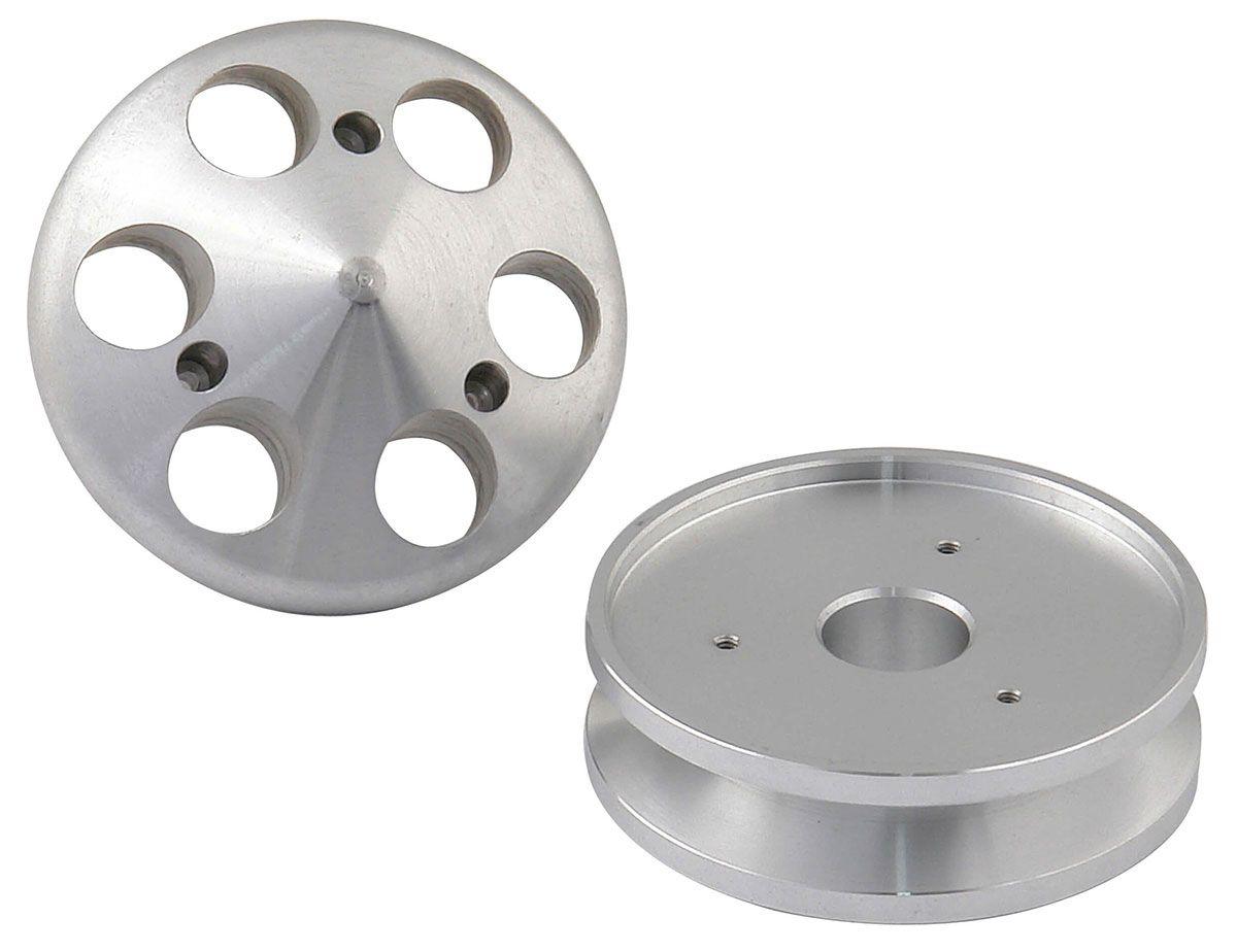 MRG Mr Gasket Billet Style Aluminium Alternator Pulley with Nose Piece - Single Groove (MG5320) MG5320