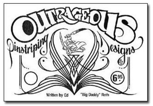 Mooneyes Outrageous Pinstriping (MNRB02BKOD) MNRB02BKOD