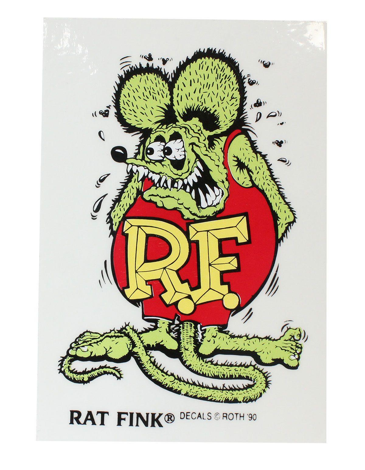 Mooneyes Rat Fink Decal (MNRD003) MNRD003