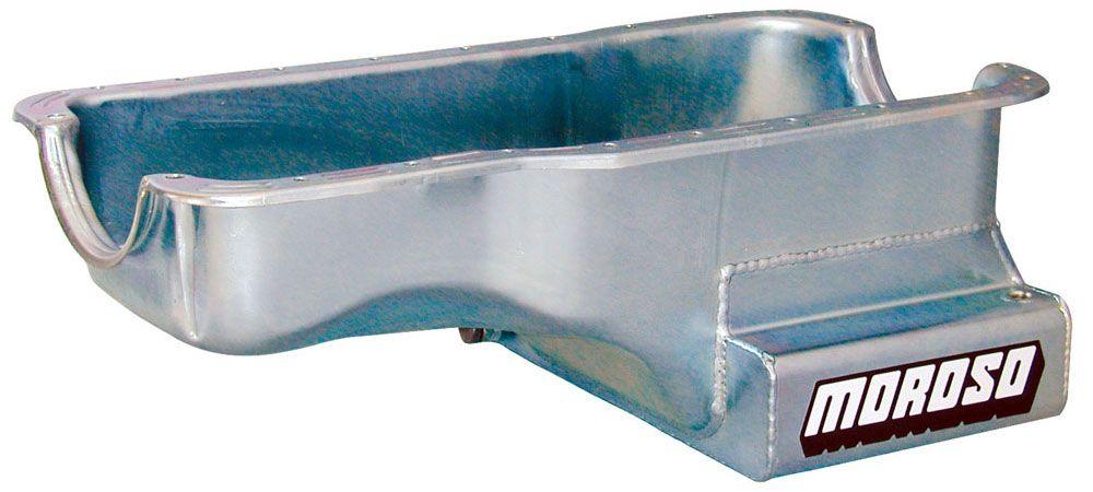 Moroso Wet Sump Oil Pan, 8" Deep, Front Sump (MO20502) MO20502