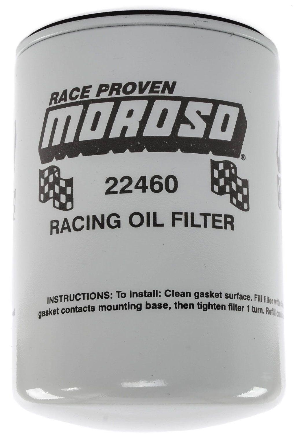 Moroso Racing Oil Filter Burst Strength: 350 psi(max) (MO22460) MO22460