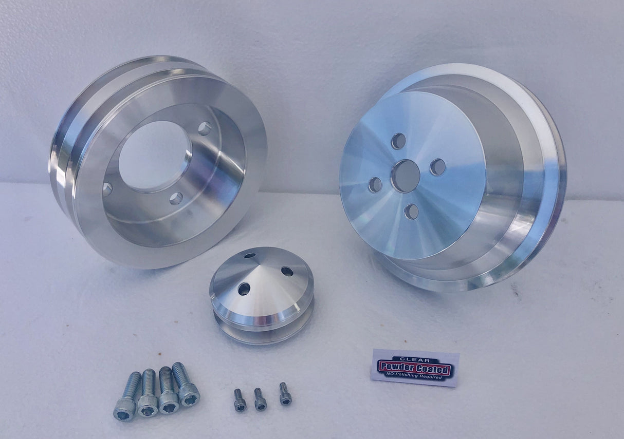 March Performance 2-Groove V-Belt Pulley Set (MPP1830) MPP1830