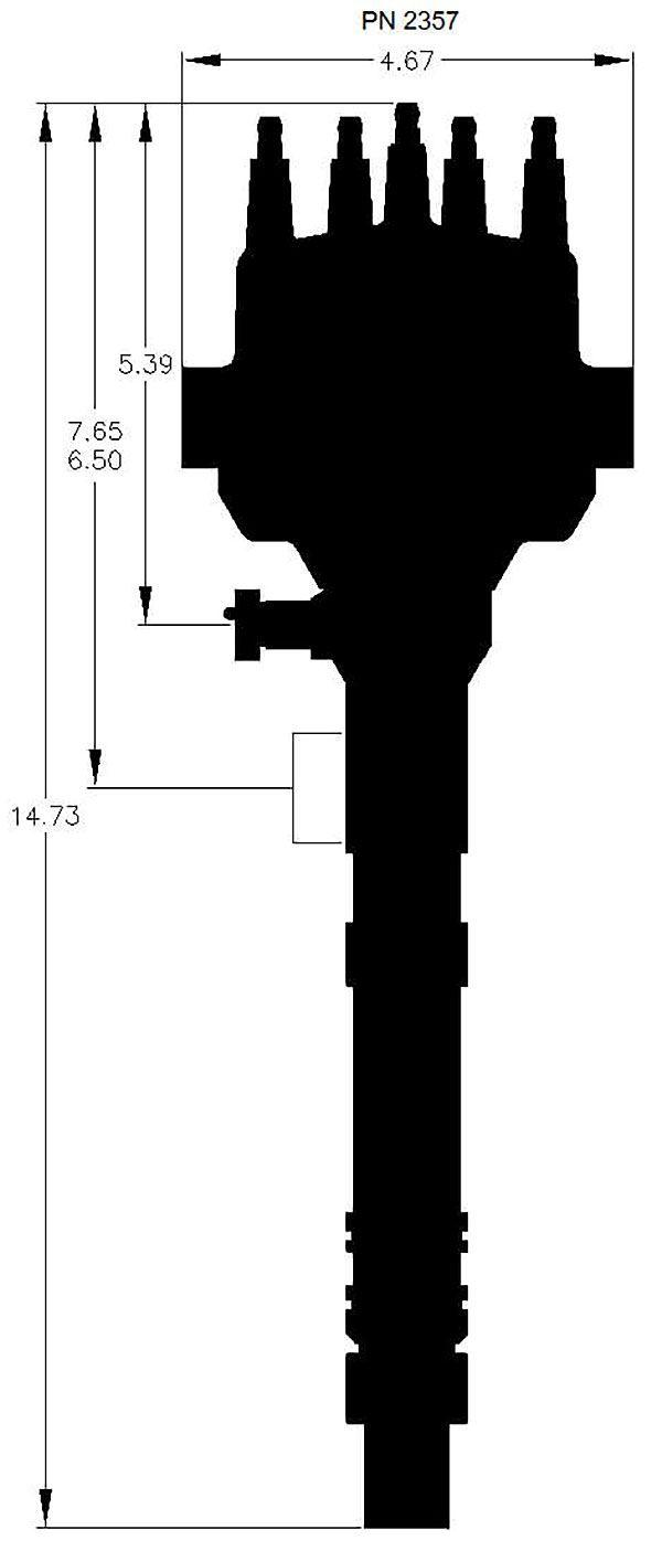 MSD Pro-Billet Cam Sync Distributor (MSD2357)