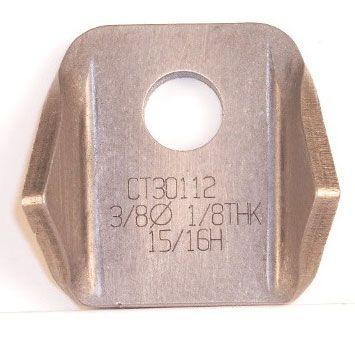 Meziere Weld-On Bent Tab 4130 Steel (MZCT30112C) MZCT30112C
