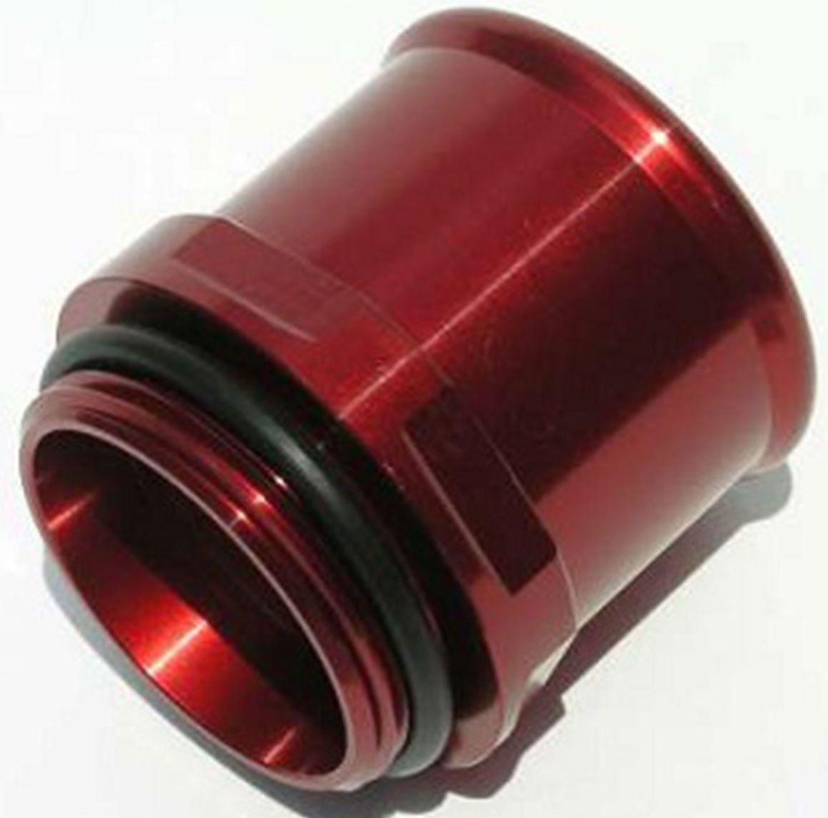 Meziere Water Neck Fitting, For 1-3/4" Hose, Red Finish (MZWN0033R) MZWN0033R