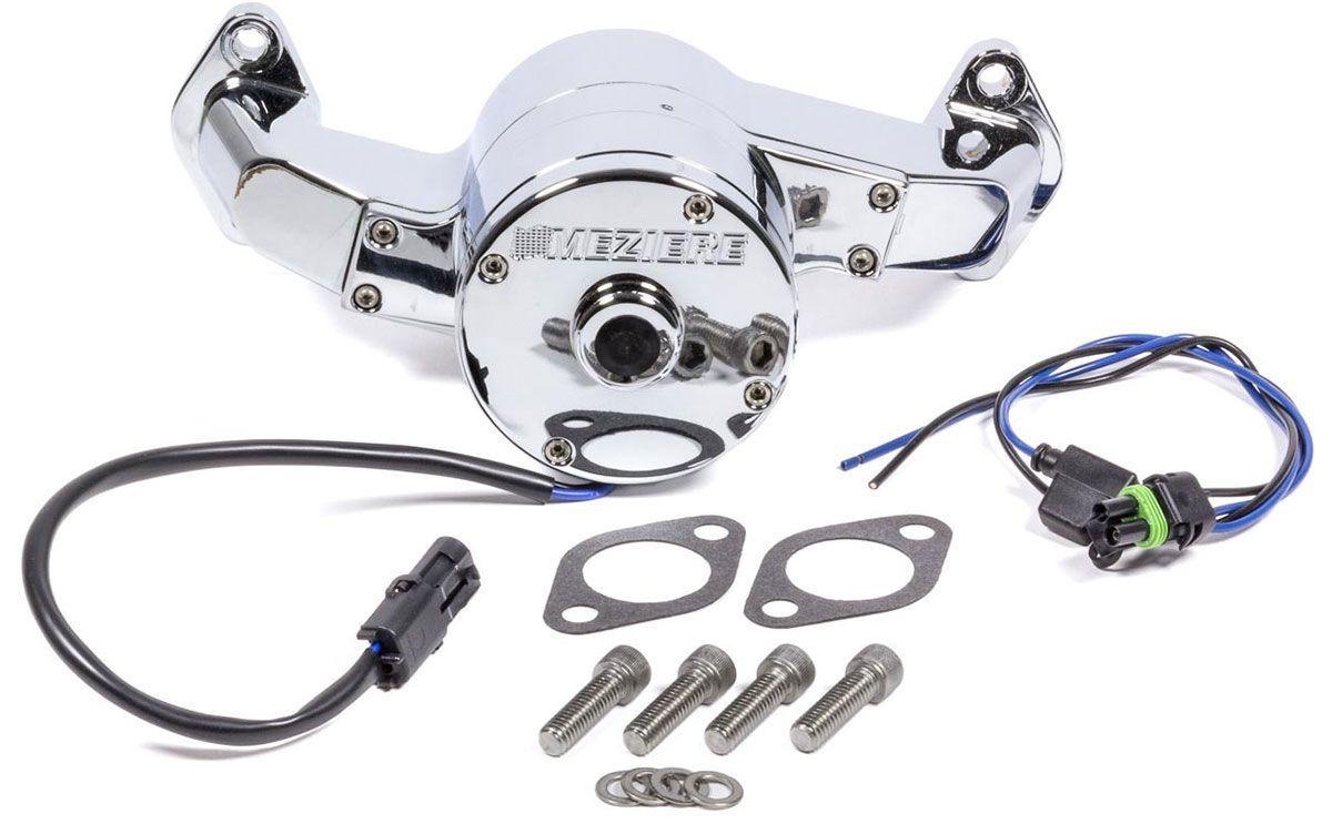 Meziere Big Block Chev Electric Water Pump, Chrome Finish (MZWP100C) MZWP100C