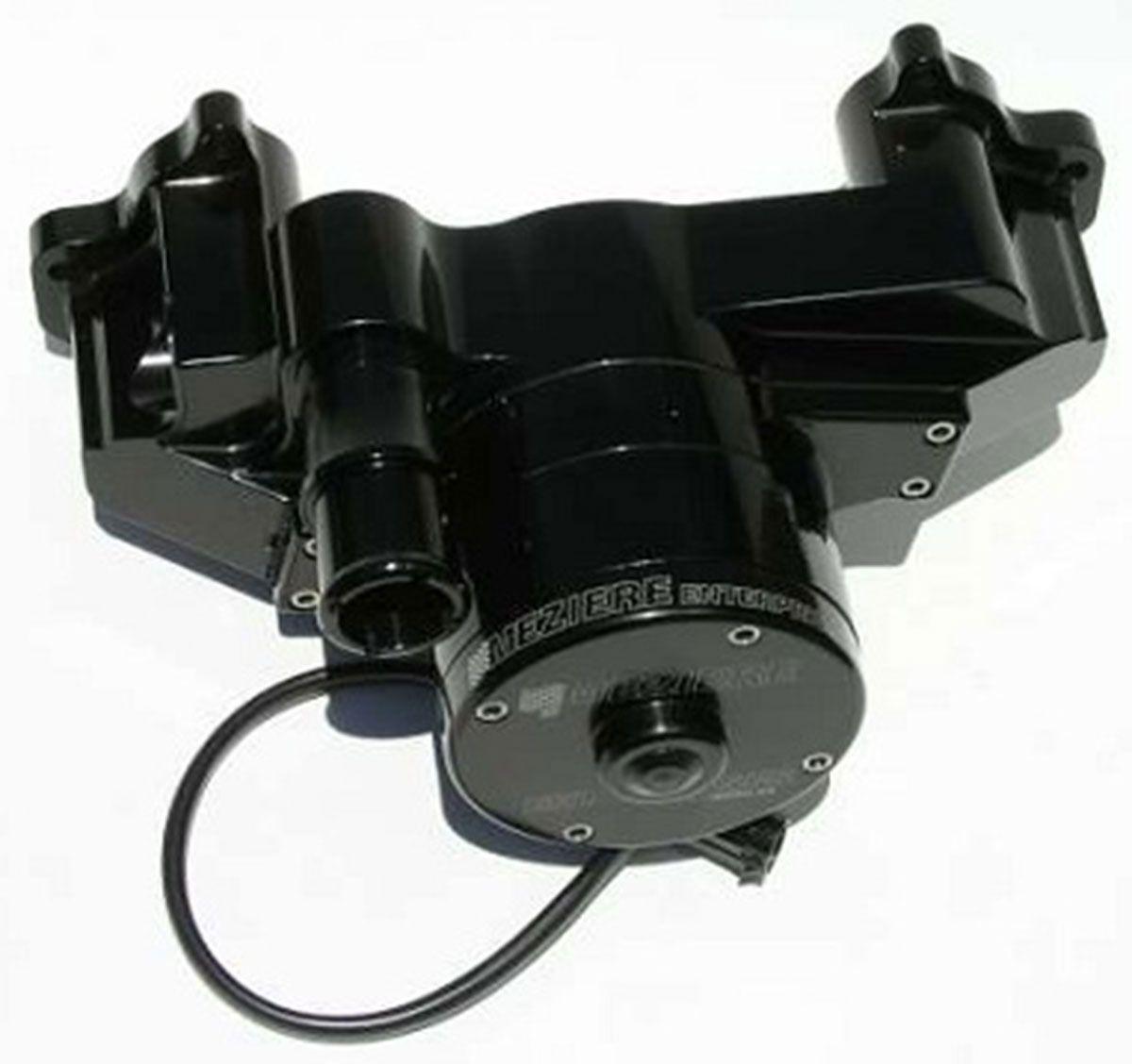 Meziere GM LS1 thru LS8 Electric Water Pump, Black Finish (MZWP119S) MZWP119S
