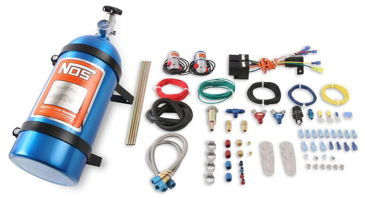 NOS DUAL SHOT CHEATER KIT, 4BBL SQ HOLLEY2-STAGE ADJUSTABLE **SE NOS - 2201 (NOS02201) NOS02201