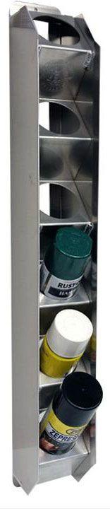 Pit Pal 6 Aerosol Can Vertical Storage Rack 30.25"H x 4"W x 5.25"D (PIT-V98) PIT-V98