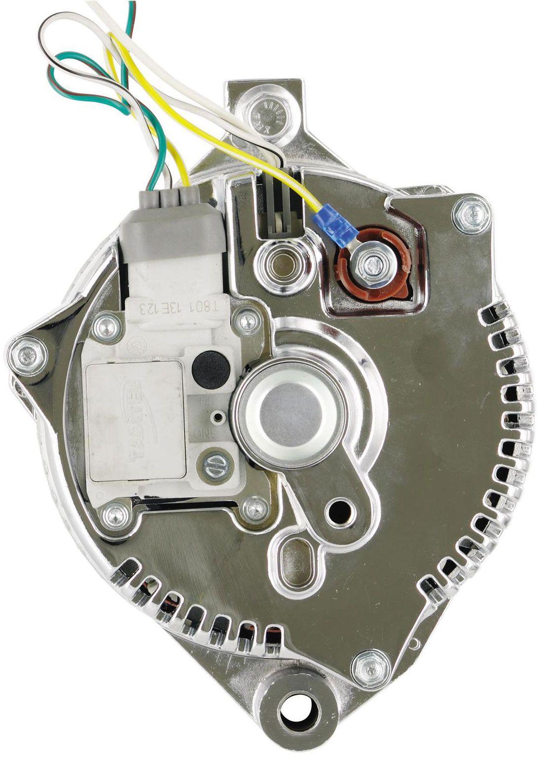 Powermaster Chrome Ford 3G Large Alternator (PM37759)
