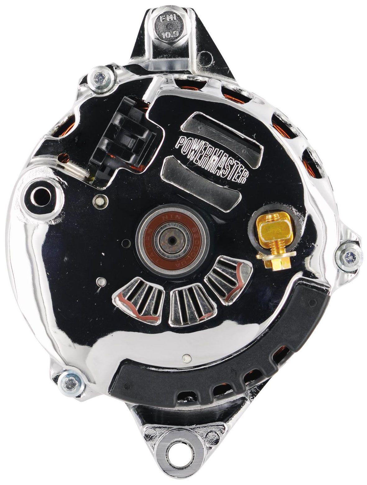 Powermaster Chrome GM/Chevy CS130 Style Alternator (PM378021)