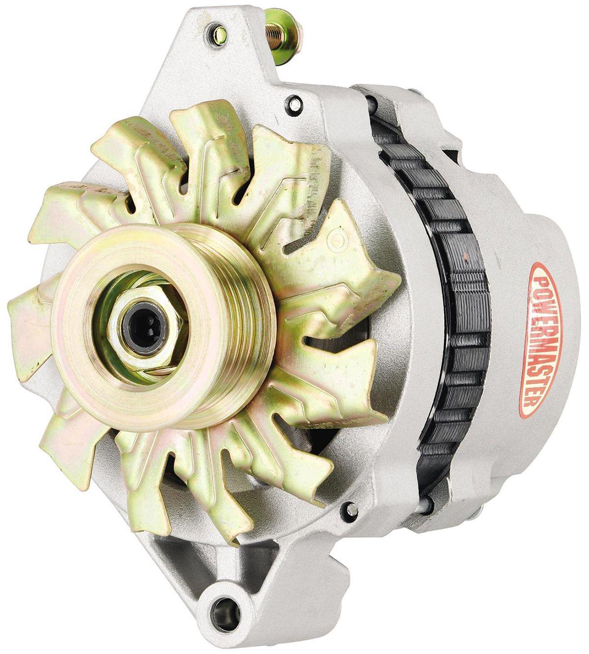Powermaster Natural Finish GM/Chevy Alternator XS Volt (PM478028) PM478028