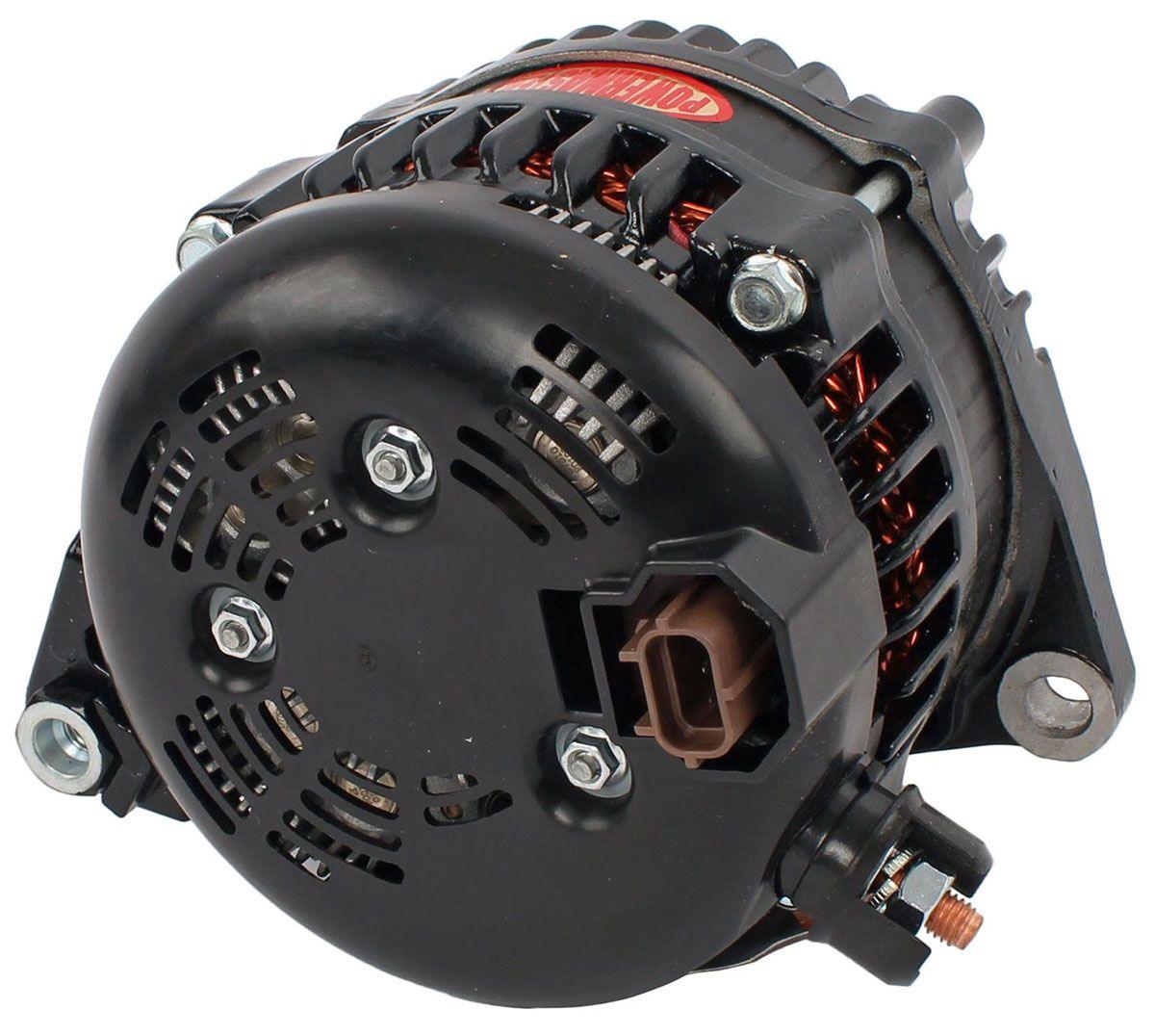 Powermaster Black Finish Ford Mustang 2011-17 Alternator (PM51625)