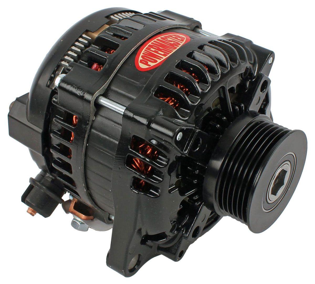 Powermaster Black Finish Ford Mustang 2011-17 Alternator (PM51625)