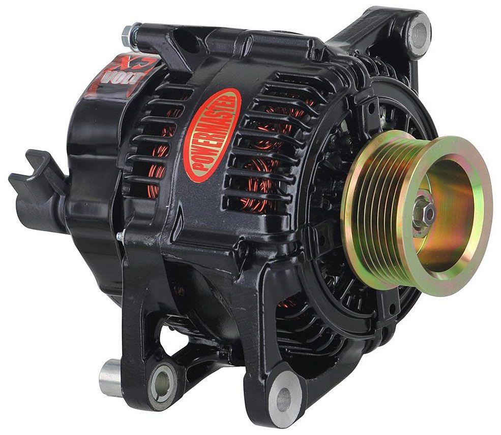 Powermaster Black Chrysler Denso XS Volt Racing Alternator (PM533118) PM533118