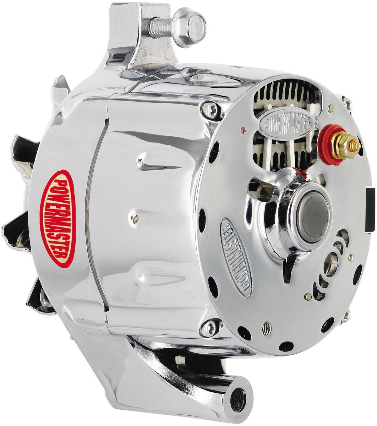 Powermaster Chrome Ford Alternator (PM8-37101)