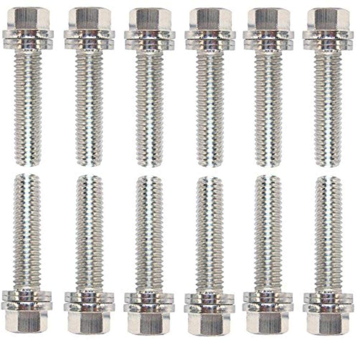 Proform Wedge-Locking Header Bolts - Nickle Finish (PR66754) PR66754