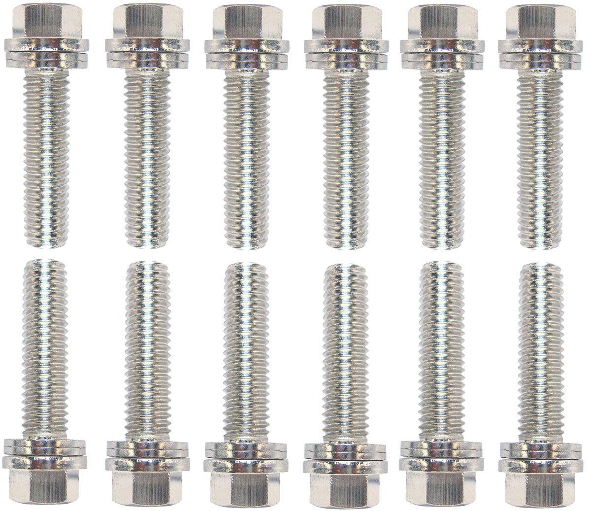 Proform Wedge-Locking Header Bolts - Nickle Finish (PR66755) PR66755