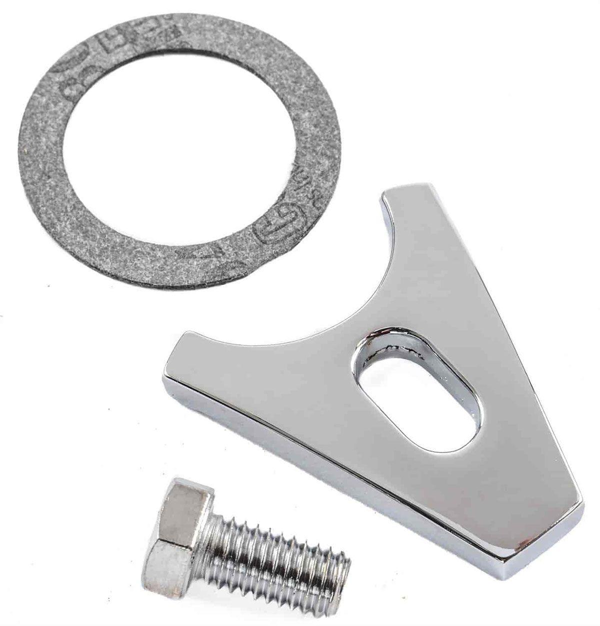 RPC Chrome Steel Distributor Clamps for Chev 1963-On V8 (Billet Aluminium) (RPCR4116) RPCR4116