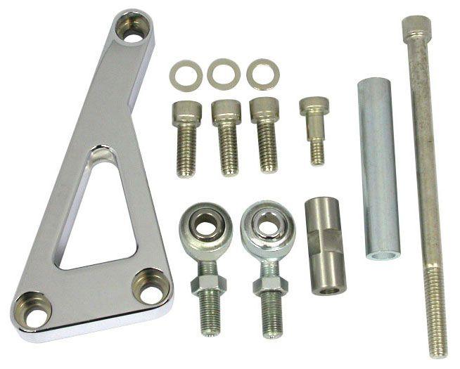 RPC Aluminium "Outward Mount" Alternator Bracket, Chrome Finish (RPCR6402) RPCR6402