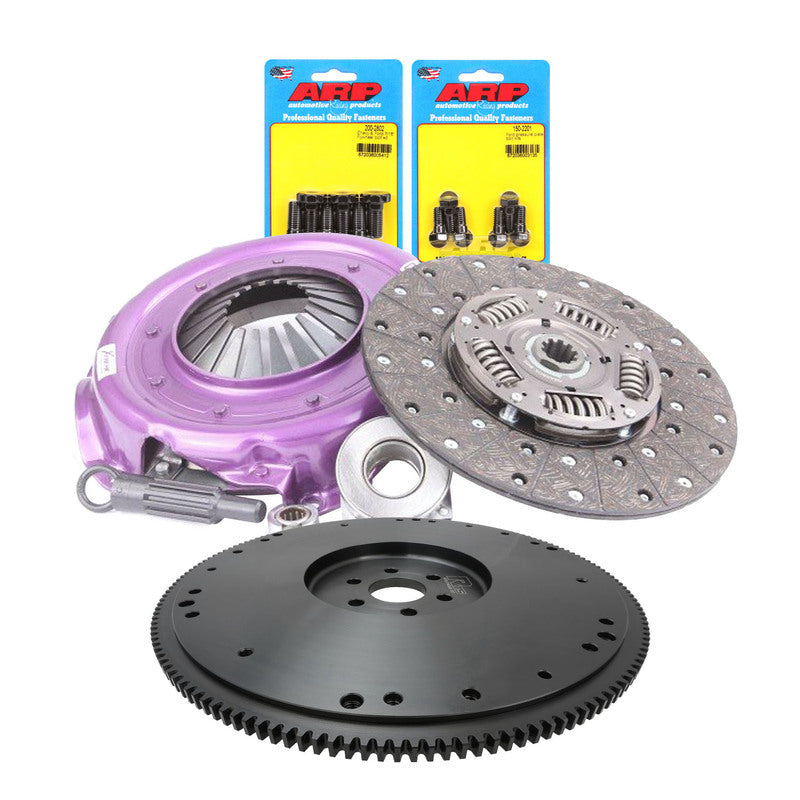RTS Clutch & Billet Black Flywheel, For Ford Falcon XR XT V8, 157T Flywheel, 28oz, 10-Spline, 1 1/16 in. Diameter Shaft, 10 in. Diameter Disc, Kit - RTSFW002157260221ABL RTSFW002157260221ABL