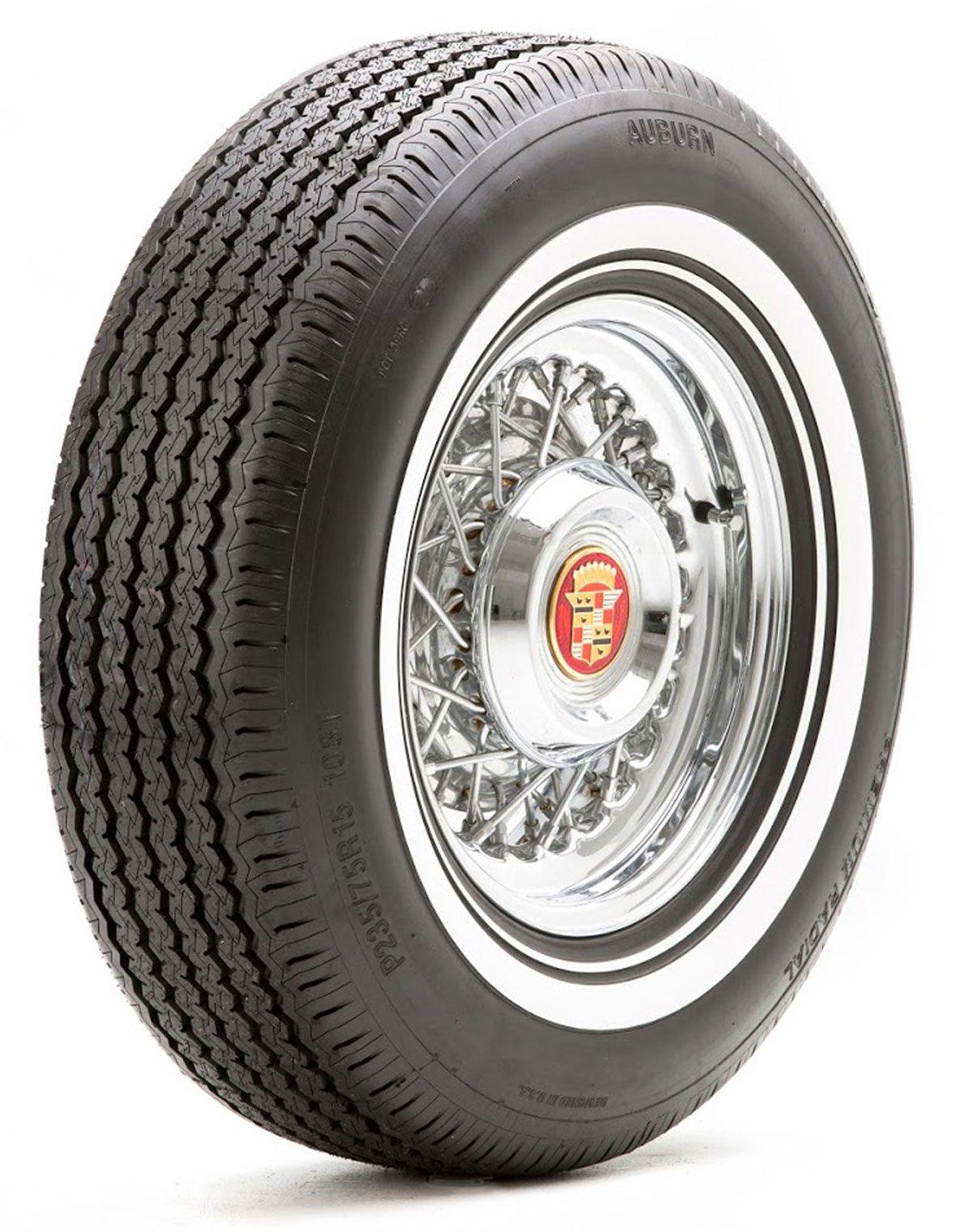 ACT 235/75-R15 Radial Tyre With 3-1/8" Whitewall (TIRAMC235-75-15) TIRAMC235-75-15