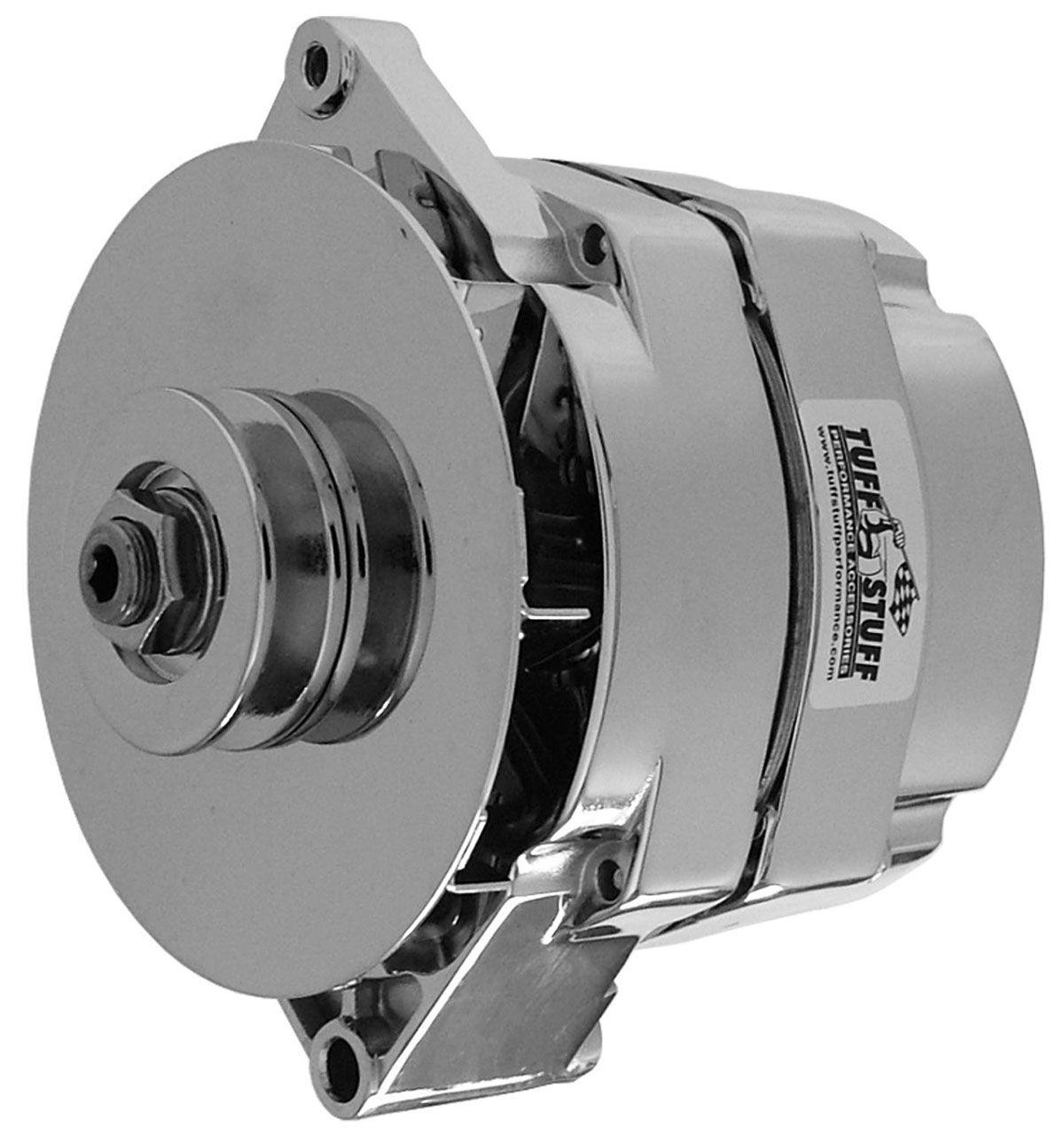 Tuff Stuff Polished GM 10SI Style Alternator (TUF7127NDP) TUF7127NDP
