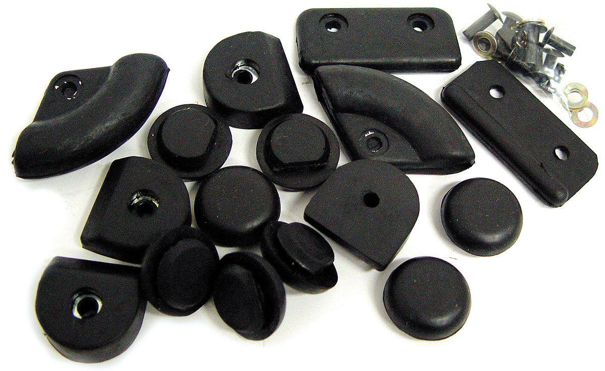 Vintique Inc Hood Bumper Kit (VI68-16761-S) VI68-16761-S