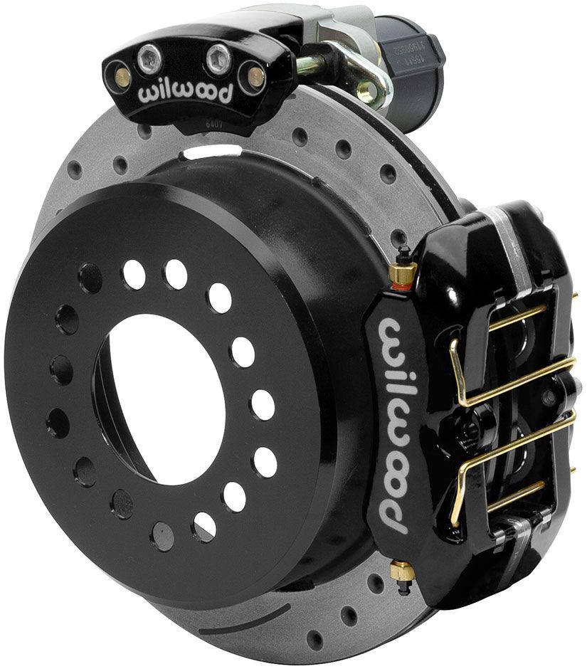Wilwood Electric Park Brake Kit with 11" Rotors & Dust Boot Calipers (WB140-15842-D-DS) WB140-15842-D-DS