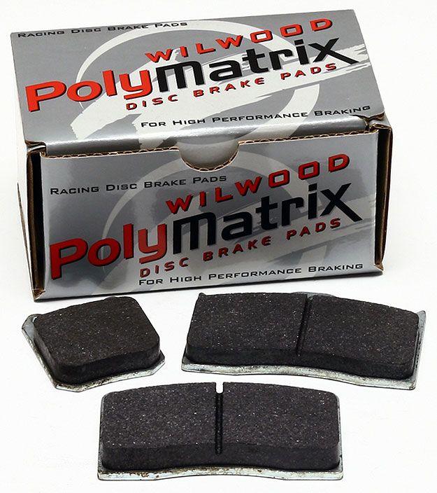 Wilwood Polymatrix Brake Pad Set E Pad 7812, DynaPro Callipers (WB15E-9837K) WB15E-9837K