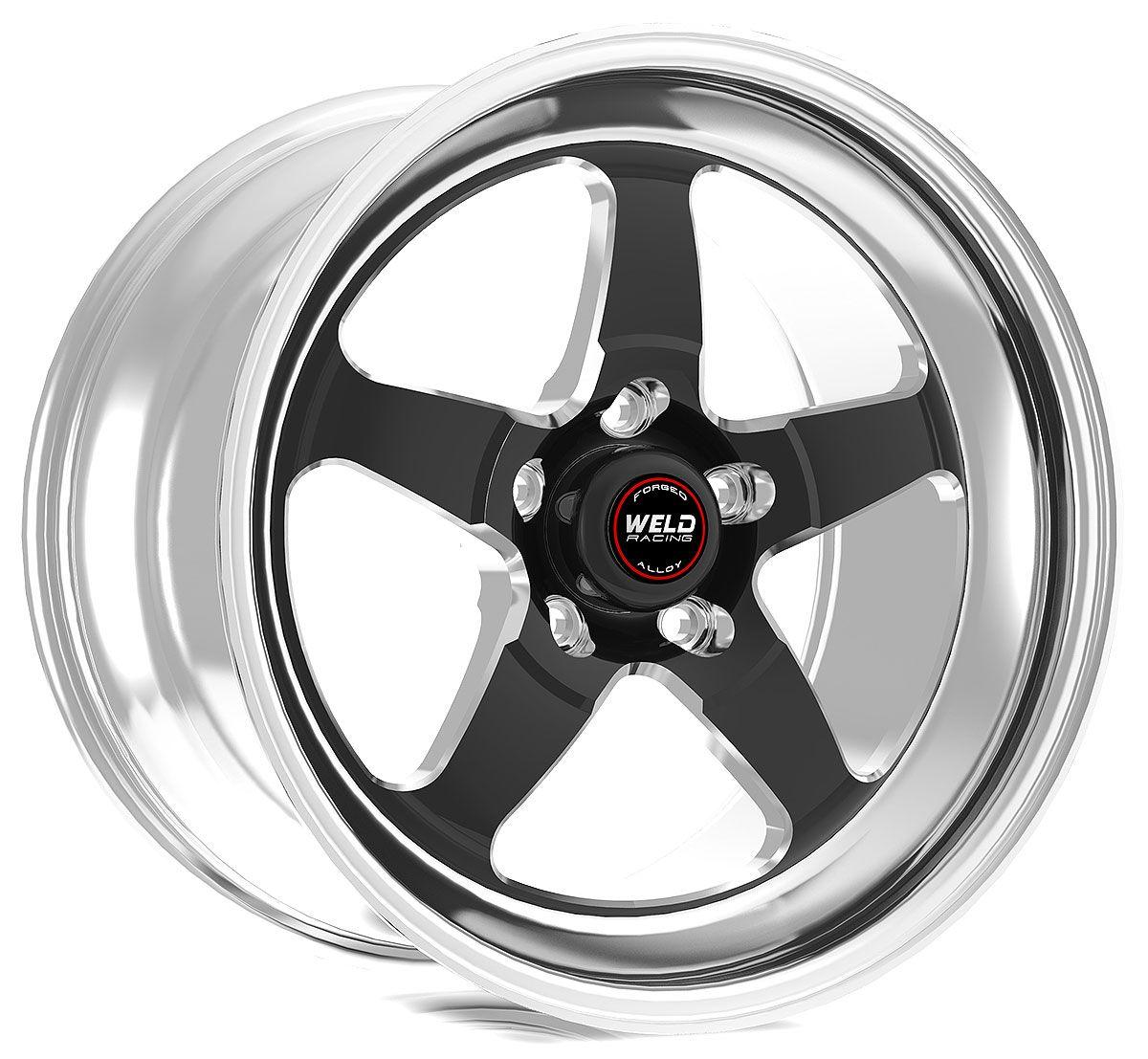 WELD RT-S S71 15 x 10" Wheel, Polished with Black Center (WE71MB-510B45F) WE71MB-510B45F