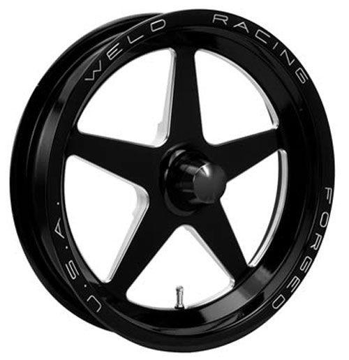 WELD AlumaStar 2.0 1-Piece 17 x 3.5" Spindle Mount Wheel - Black Finish (WE788B-17001) WE788B-17001