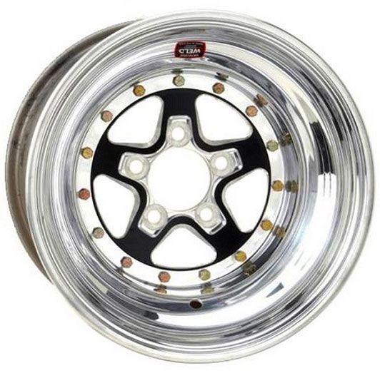 WELD AlumaStar 2.0 15 x 8" Wheel - Black Center/Polished Outter Finish (WE788B-508276) WE788B-508276