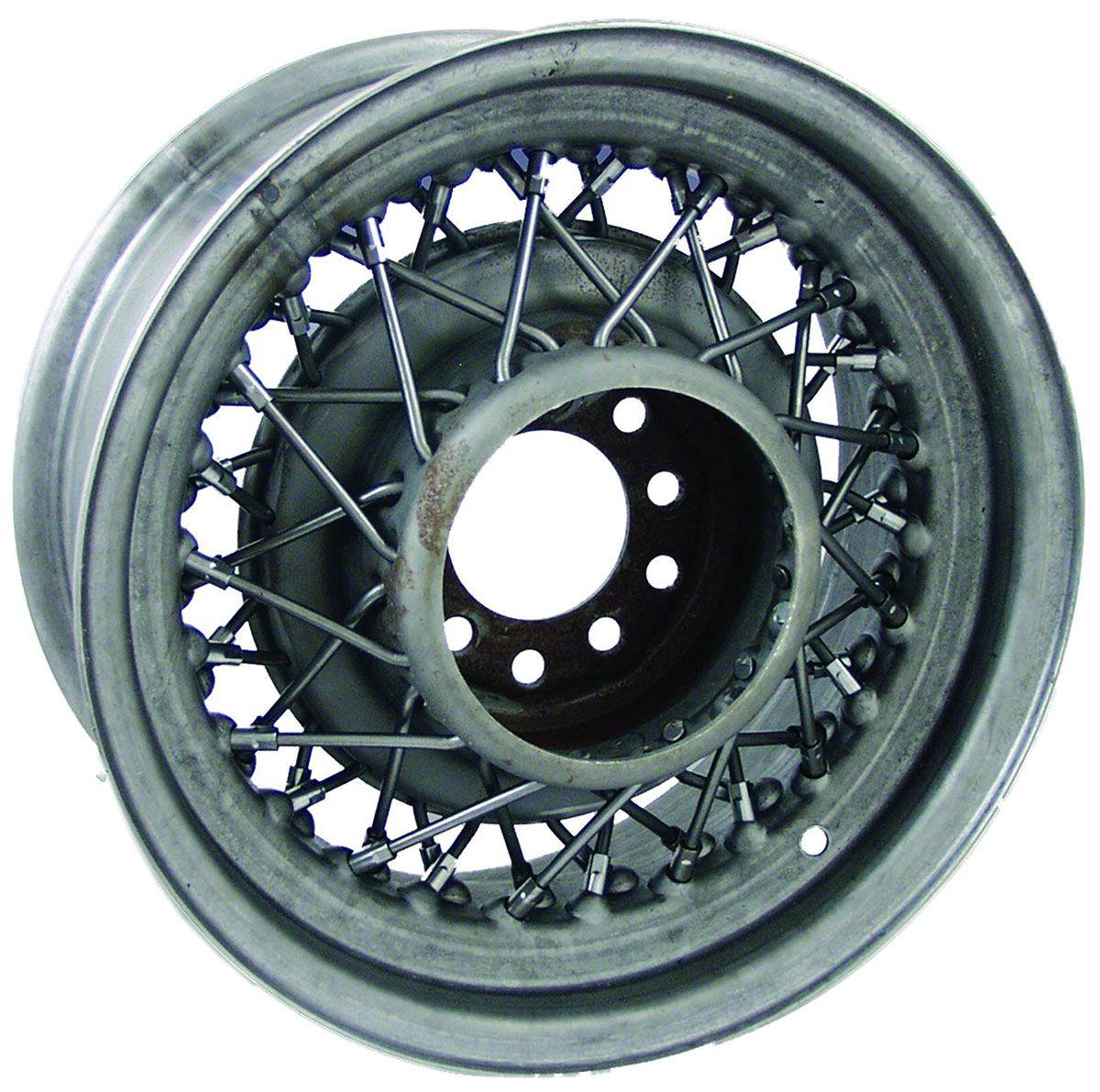Wheel Vintiques Bare Street Rod Wire Rim 15 x 7" (WV72-571204) WV72-571204