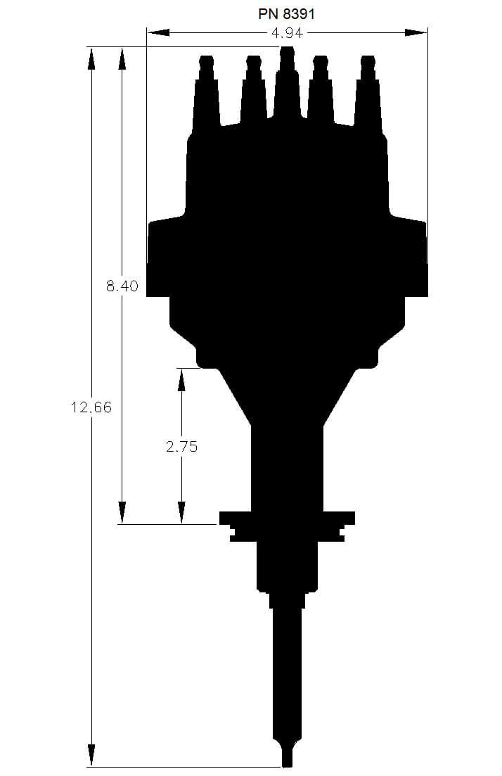 MSD Pro-Billet Ready-To-Run Distributor (MSD8391)