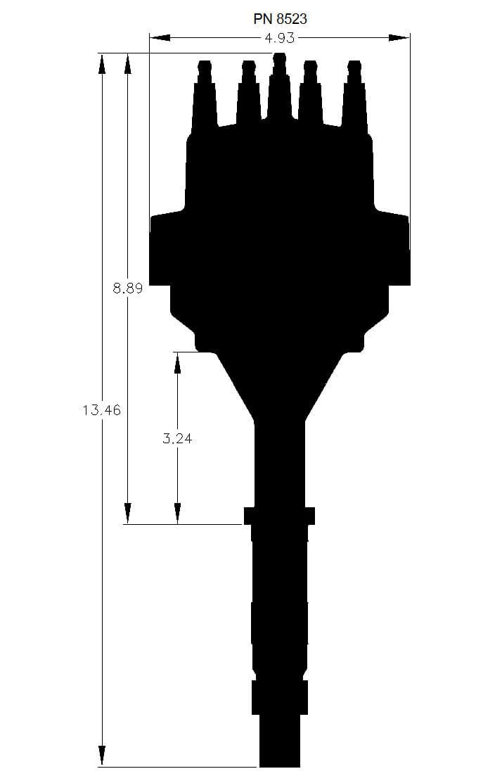 MSD Pro-Billet Ready-To-Run Distributor (MSD8523)