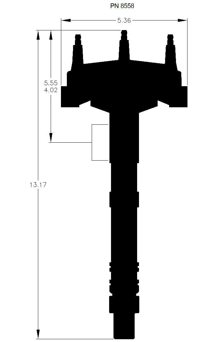 MSD Pro-Billet Crank Trigger Distributor (MSD8558)