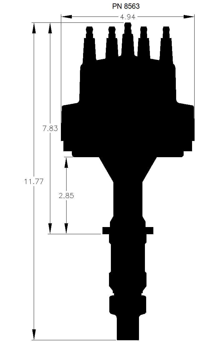 MSD Pro-Billet Distributor (MSD8563)