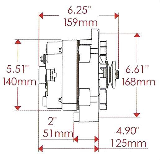 Powermaster Street Alternator (PM17294)