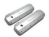 Holley 890007 Sniper Valve Cover - Fabricated Aluminum - Ford Big Block - Natural Anodized
