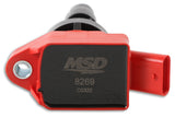 MSD Ignition Coil - Blaster Series - Hyundai/KIA 1.6L Turbo - Red - 4-Pack - 82694