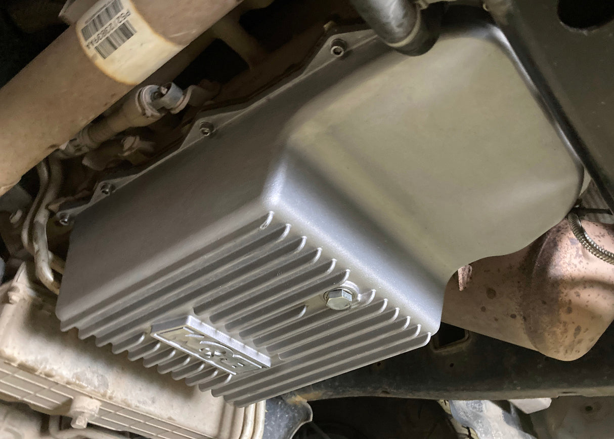 B&M Hi-Tek Deep Heavy Duty Transmission Pan - Aluminum - 70395