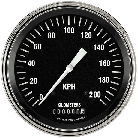 Classic Instruments Hot Rod 4 5/8" Speedometer - HR58SLF