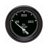 Classic Instruments Autocross Gray 2-5/8" Oil Temperature Gauge - AX228GBPF