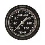 Classic Instruments AutoCross Gray 2-5/8" Full Sweep Water Temp Gauge - AX326GBLF-08
